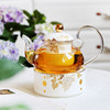 英式茶壶下午茶具花茶壶，套装蜡烛加热泡茶壶，欧式精致骨瓷茶壶