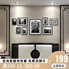 速发创意照片墙装饰免打孔实木欧式相框组合过道餐厅客厅沙发装饰