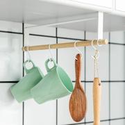 日式创意铁艺厨房挂钩置物架免打孔省空间厨房用品用具收纳架