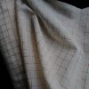 50cm长单价120cm宽英国merchant玫瑰金格纹自然色印度棉布