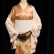 山鸟和色原创日式和服旗袍蕾丝披肩罩衫小物写真旅拍高档蕾丝披肩