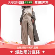香港直邮潮奢topshop女士flanel精细剪裁风格，灰色裤子(米黄色