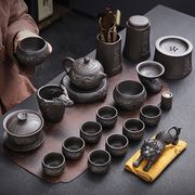 高端紫砂壶茶具套装创意茶具家用2023茶壶公杯陶瓷整套泡茶