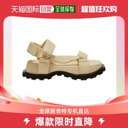 香港直邮Jil Sander女士凉鞋米色绵羊皮厚底JS36045A-13010-280