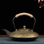 铸铁茶壶围炉炭火炉明火加热专用手工生铁壶无涂层烧水壶泡茶壶