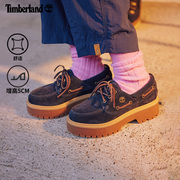 timberland添柏岚女鞋，24春夏三眼船鞋厚底增高a62mz