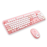mofii摩天手无线键盘滑鼠套组女生办公专用高颜值可W爱笔记本粉色