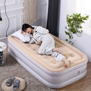 户外充气床垫家用加高气垫床，折叠床懒人，单人冲气床垫便携加厚床