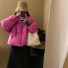 2023韩国东大门小众设计时髦甜美手工编织日常通勤手提包水桶包包