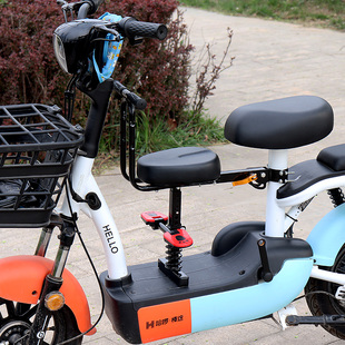 电动车儿童坐椅前置踏板车小电瓶车，婴儿宝宝座椅电自行车小孩坐凳