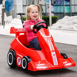 可推儿童电动汽车四轮遥控玩具可坐人卡丁平衡1男孩女孩3岁婴
