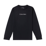 Calvin Klein 男士春秋长袖圆领上衣 CK 休闲印花简约时尚纯棉t恤