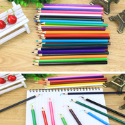 彩色铅笔18色儿童成人绘彩画笔填色画画笔纸筒桶装美术用品套装