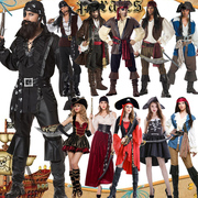 海盗COS万圣节cosplay加勒比男女海盗服装成人杰克船长演出服装