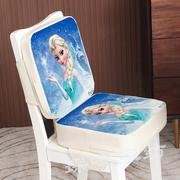 爱莎公主坐垫儿童卡通座椅增高垫子艾莎座垫女童艾沙凳子垫椅子垫