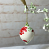 外贸陶瓷出口美国lenox圣诞礼物装饰球，圣诞树摆件家居装饰品