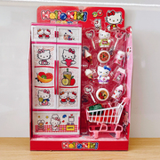 正版过家家粉红色女孩礼物仿真购物做饭冰箱厨具玩具橱柜