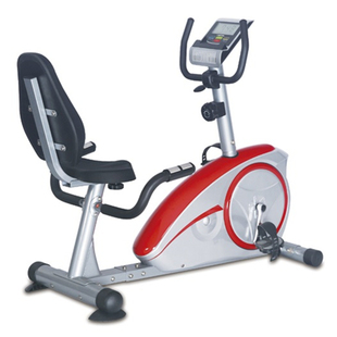 康林fd5021家用磁控卧式健身车室内背靠式老人，懒汉运动健身脚踏车