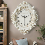 欧式钟表挂钟客厅个性创意，装饰挂表静音，石英钟卧室大气家用时钟