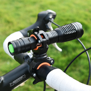 自行车灯架山地车灯夹前灯手电筒可旋转固定支架灯座骑行装备配件