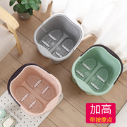 泡脚盆家用塑料按摩神器，小腿养生