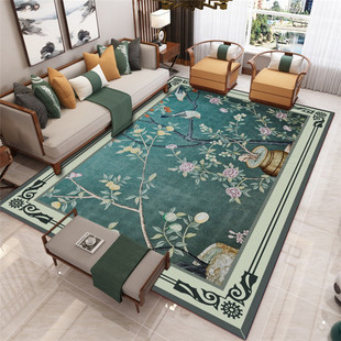 简约后现代北欧美式轻奢新中式欧式沙发客厅茶几，地毯卧室床边地垫