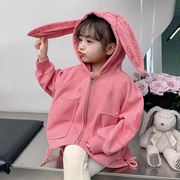 女童秋装外套2023韩范棒球，服儿童春秋款洋气，时髦小孩衣服童装