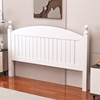 58c1定做实木床头板1.5米白色，简约靠背板，新中式1.8榻榻米双人床