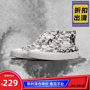 BLESS SHOE INK 墨 个性涂鸦高帮帆布鞋 情侣款手工休闲鞋