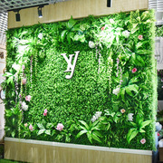 仿真植物装饰假植物墙绿植，墙草坪墙面装饰花墙，仿真绿植墙面装饰