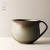 日式手工粗陶咖啡杯手冲复古马克杯窑变简约家用单杯创意情侣对杯