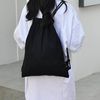 抽绳包束口袋运动帆布包可手绘抽绳双肩包背包(包背包)可折叠环保袋背包