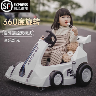 儿童电动车可坐宝宝360度旋转汽车婴幼室内瓦力车小孩遥控卡