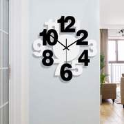 欧式钟表挂钟客厅现代简约时钟，个性创意时尚，表家用艺术大气石英钟