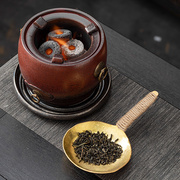 哲明 纯铜烤茶炉炒茶煮茶温茶紫铜复古蜡烛茶叶烘焙茶叶复焙茶炉