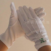 友谊防滑礼仪白手套(白手套，)手碗带标带胶粒高级加厚黒白三筋耐磨手套