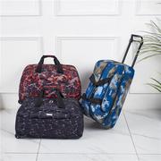 韩版轻便学生拉杆包旅行包，大容量行李拉杆袋登机箱包短途旅游包潮