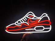 LED霓虹灯发光定制AJ球鞋造型装饰ins创意橱窗装饰灯网红灯台灯