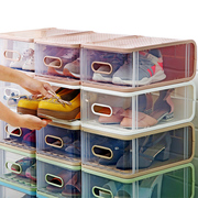 鞋盒收纳盒透明鞋子球鞋，aj收纳神器塑料省空间，单个鞋盒子抽屉式