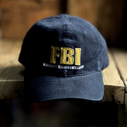 探员帽棒球帽联名FBI字母刺绣帽子美国联邦调查局鸭舌帽潮帽