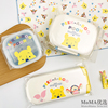 日本维尼小熊噗噗pooh可爱幼儿童叉勺筷零食，收纳餐垫袋便当盒