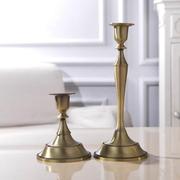 欧式蜡烛台摆件复古家居餐桌饰品浪漫烛光晚餐蜡烛杯