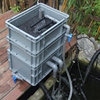 锦鲤鱼池过滤器外置过滤盒简易周转箱净水过滤设备 DIY上置滴流盒