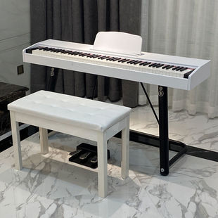 白龙吟电钢琴88键力度重锤便携多功能成人初学者儿童智能MIDI键盘