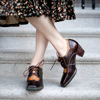 波西米亚靴子ebay跨境wish复古春夏民族风高跟鞋女鞋