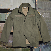 户外军迷用品野战冲锋衣M65风衣男秋冬工装夹克外套二战美军风衣