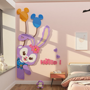 公主房间装饰布置用品星黛露儿童，床头墙面贴纸画卡通门贴女孩卧室
