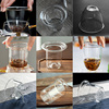 雅集玻璃杯壶过滤内胆杯盖，耐热玻璃杯花茶壶，内胆茶具配件手工茶漏