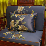 中式沙发垫红木家具坐垫带靠背，中国风罗汉床，垫子五件套可拆洗