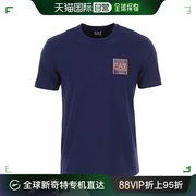 香港直邮EMPORIO ARMANI 男士深蓝色棉质短袖T恤 3LPT52-PJ03Z-15